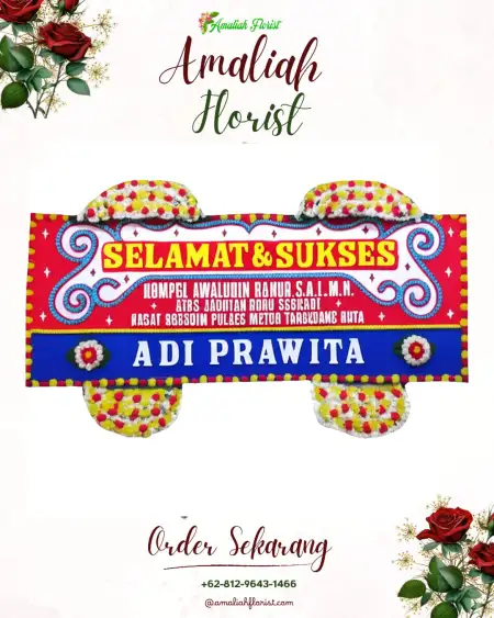 Papan Bunga Ucapan Selamat Tanggulun Timur